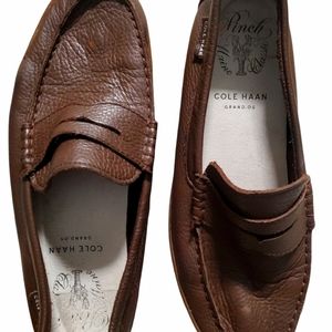 Cole Haan Grand.OS Pinch Maine Brown Loafers 8.5 M